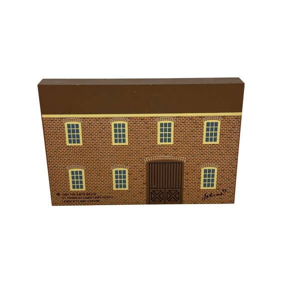 VTG 90's The Cat's Meow St. Charles Lewis & Clark Center Christmas Decor Shelf - Picture 4 of 7